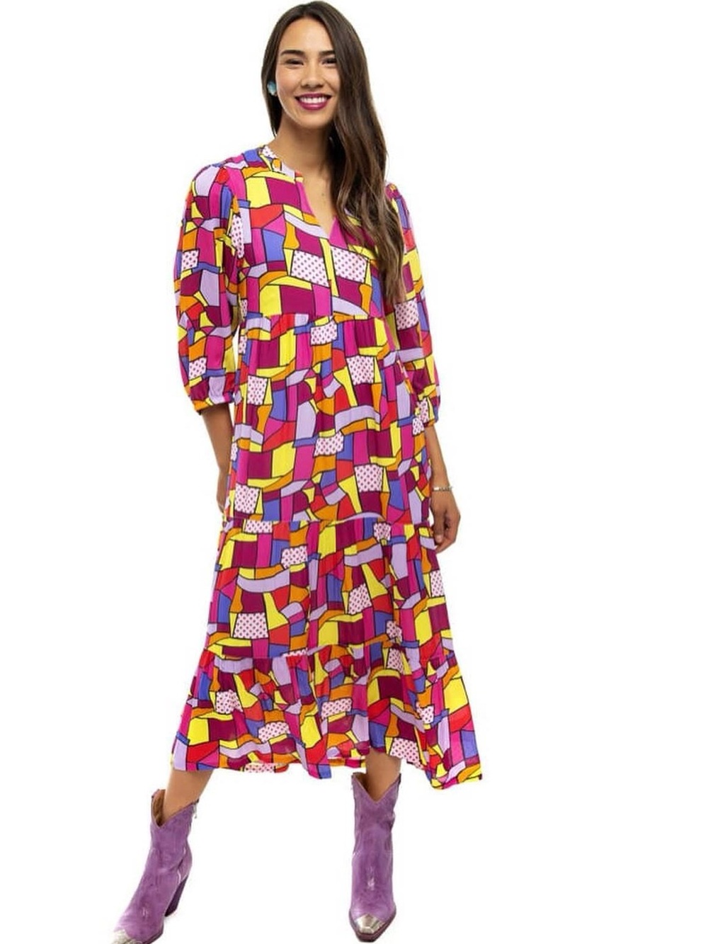 Briton Court Bobbi Pop Art Dress